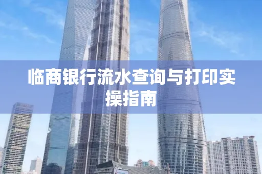 临商银行流水查询与打印实操指南