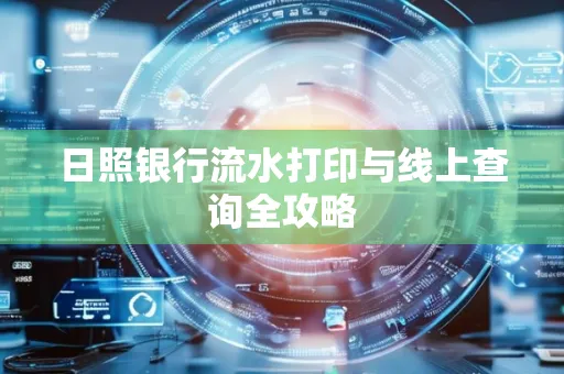 日照银行流水打印与线上查询全攻略